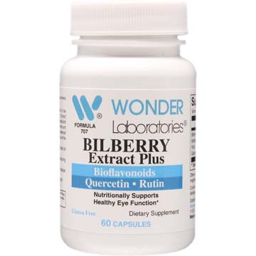 Bilberry Extract Plus | Bioflavonoids Quercetin • Rutin