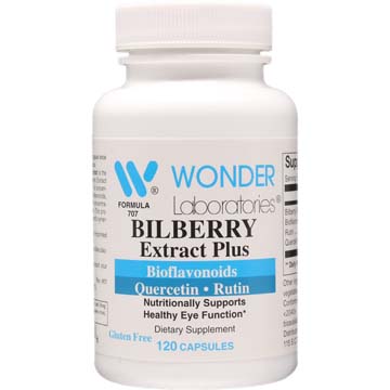 Bilberry Extract Plus | Bioflavonoids Quercetin • Rutin