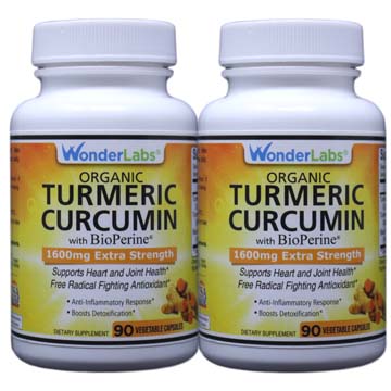 Organic Turmeric Curcumin w/ BioPerine® | 1600 mg