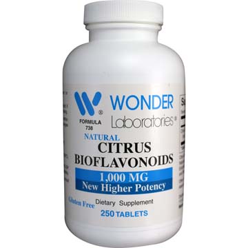 Natural Citrus Bioflavonoids 1000 mg | New Higher Potency