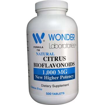 Natural Citrus Bioflavonoids 1000 mg | New Higher Potency