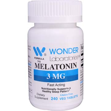 Melatonin 3 mg | Support for Healthy Sleep Patterns