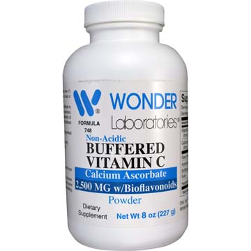 Buffered Non Acidic Vitamin C 2500 mg Per Teaspoon
