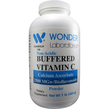 Buffered Non Acidic Vitamin C 2500 mg Per Teaspoon