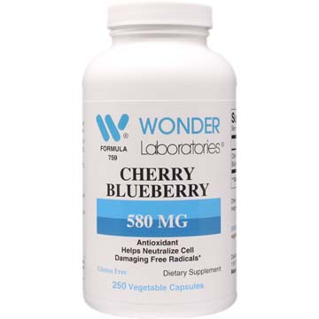 Cherry Blueberry 580 mg | Free Radical Fighting Antioxidants