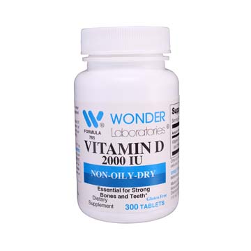 Vitamin D Natural Dry D 2000 IU
