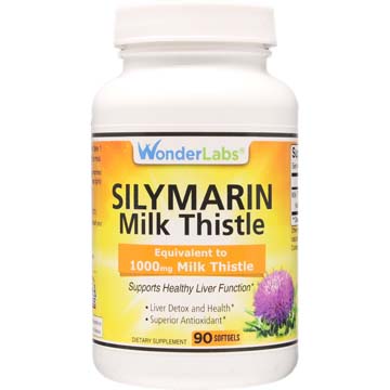 Silymarin Milk Thistle | Equivalent to 1000 mg Milk Thistle