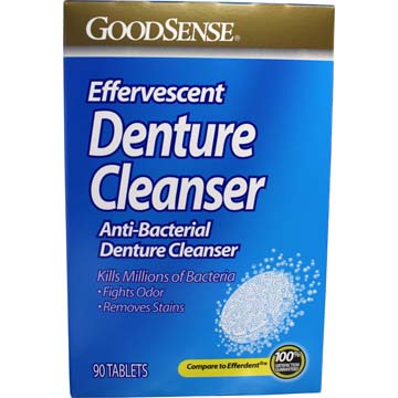 Effervescent Anti-Bacterial Denture Cleanser by GoodSense