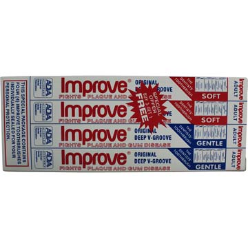 Toothbrush Improve® 2 Soft and 2 Gentle
