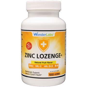 Zinc Lozenges - Fruit Flavored
