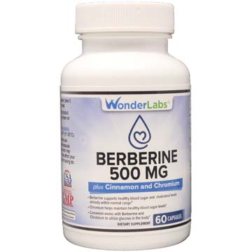 Berberine 500 mg + Cinnamon and Chromium