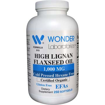 Flaxseed Oil High Lignan 1000 mg