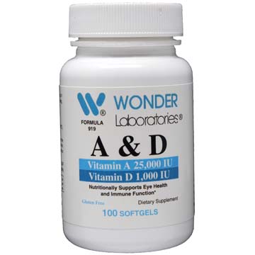 Vitamin A 25,000 IU & Vitamin D 1000 IU