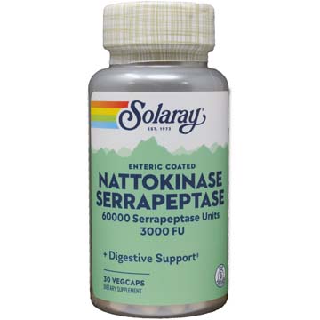 Nattokinase Serrapeptase | Ultra Strength Enteric Coated