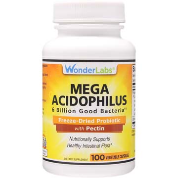 Mega Acidophilus Probiotic | 6 Billion Microorganisms†
