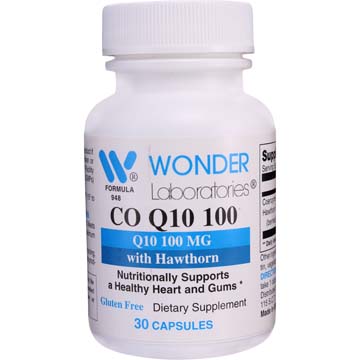 Co-Enzyme Q10 100 mg CO Q10 100 with Hawthorn