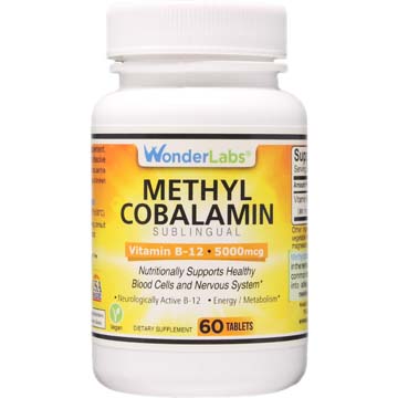 Methylcobalamin Vitamin B12 5000 mcg | Sublingual