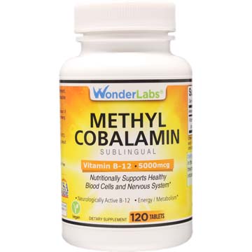Methylcobalamin Vitamin B12 5000 mcg | Sublingual