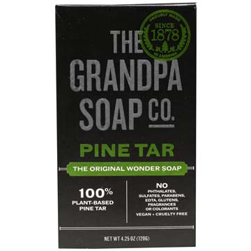 Pine Tar Wonder Soap - Lathers White