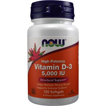 High Potency Vitamin D-3 5,000 IU - Structural Support