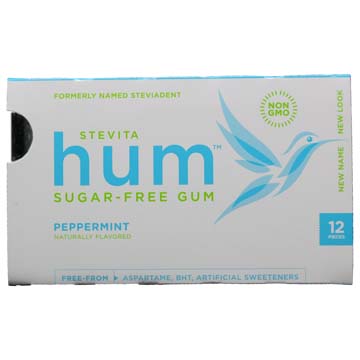 SteviaDent™ Peppermint Chewing Gum 