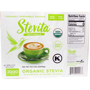 Stevita® Spoonable Stevia Single Serve Packets (2000ct)